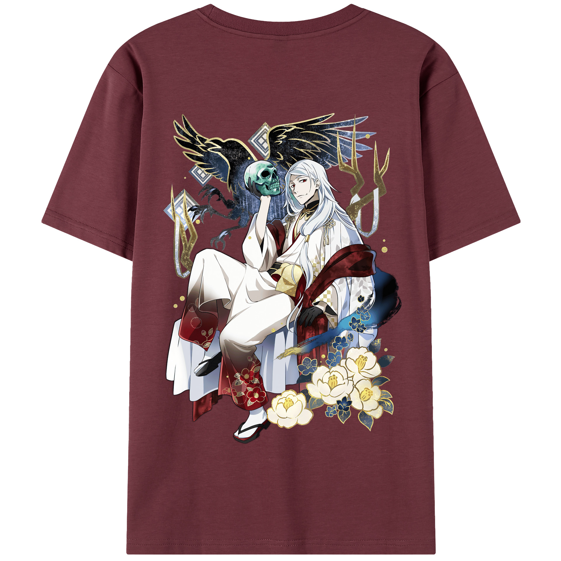 （画像用） 文豪ストレイドッグス Bungo Stray Dogs 綿100％半袖Tシャツ（背面プリント）